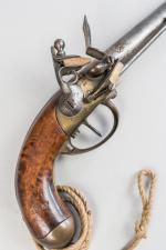 PISTOLET REGLEMENTAIRE 1777 CHARLEVILLE (réplique italienne). Très belle patine homogène....