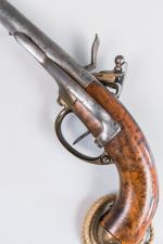 PISTOLET REGLEMENTAIRE 1777 CHARLEVILLE (réplique italienne). Très belle patine homogène....