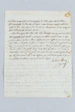 LETTRE L.A.S., Paris, 14 octobre 1811, Jean-Sifrein (ou Siffrein) Maury...