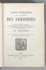 MAIGNE, Abrégé méthodique de la science des armoiries. 
Garnier frères,...