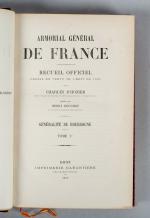 Henri BOUCHOT, Armorial général de France, recueil officiel dressé en...