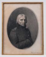 Claude-Louis MASQUELIER (Paris, 1781-1852)
Portrait d'un officier portant la croix de...