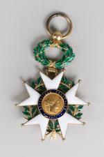 France, IIIe République, Ordre de la LEGION D'HONNEUR. Etoile d'officier...