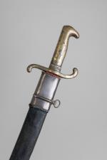 Prusse, XIXe siècle. SABRE d'officier d'infanterie modèle 1860.Garde en laiton,...