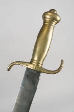 Prusse, XIXe siècle. GLAIVE d'infanterie modèle 1849. Poignée en laiton...