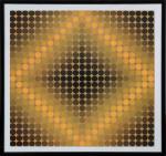 D'après Victor VASARELY"CTA-101" - "GOYO-EZ" - "DIA-SP-F1" - "CTA-105-OR".Suite de...