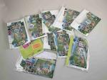 Ensemble de 10 pochettes non ouvertes collection "timbres de France"...