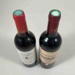 2 bouteilles BORDEAUX DIVERS1 BEAULIEU LAGARDE - Saint EMILION Grand...