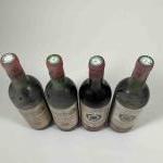 4 bouteilles BORDEAUX DIVERS2 Ch. RECOUGNE - Bordeaux 1970 et...