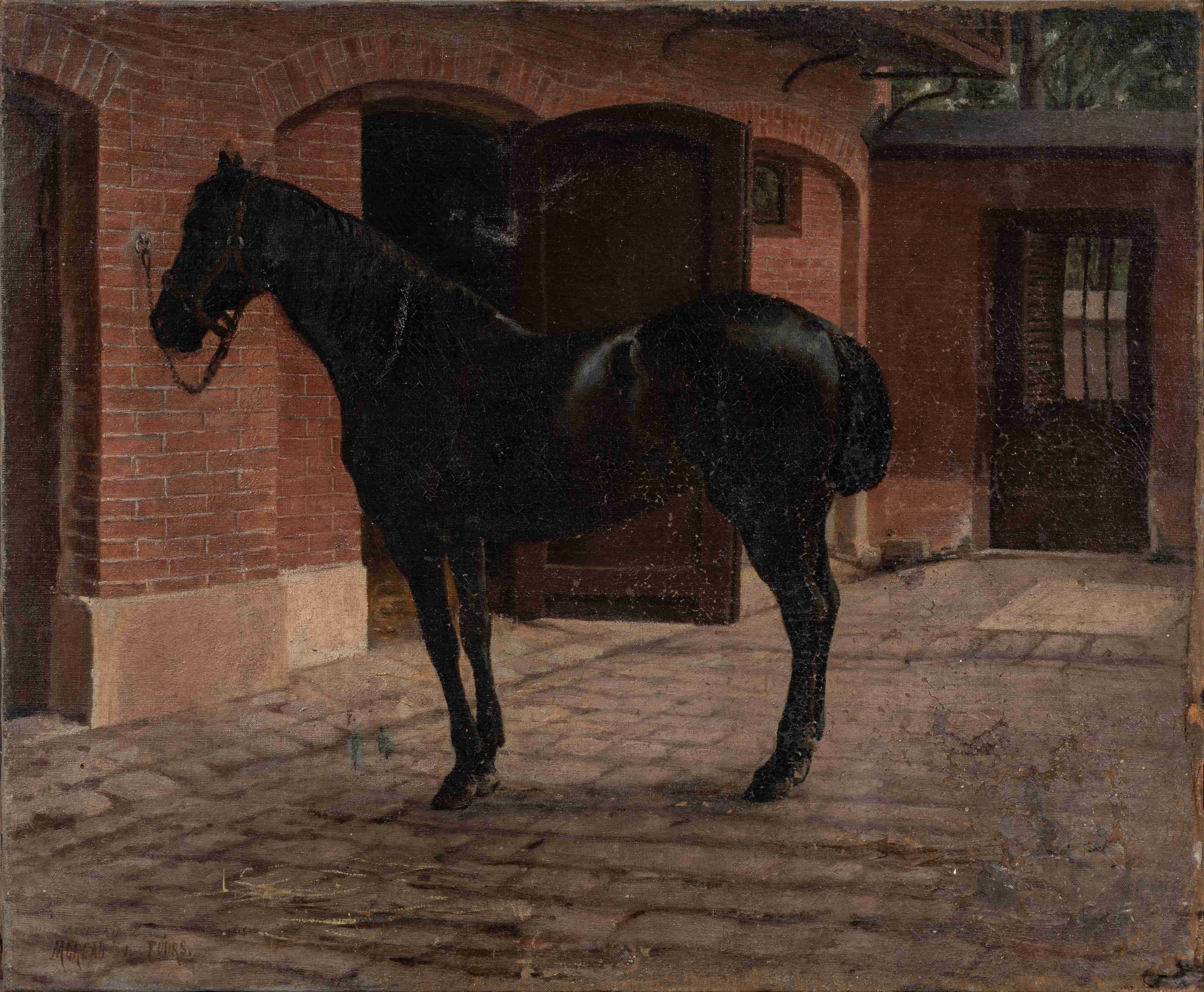 Georges MOREAU DE TOURS (Ivry-sur-Seine, 1848 - Bois-le-Roi, 1901)
Cheval Kabardin.
Huile...