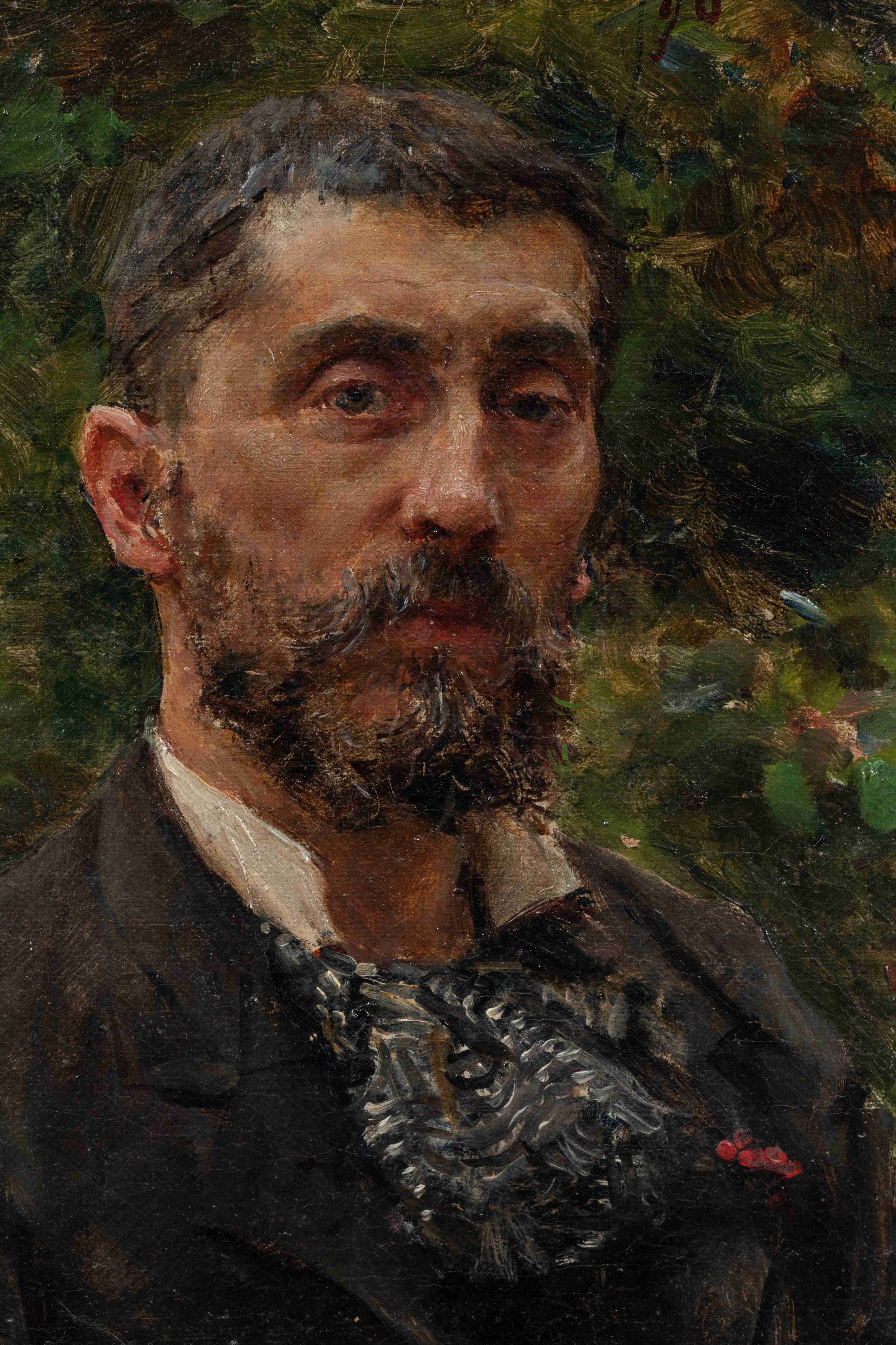 Georges MOREAU DE TOURS (Ivry-sur-Seine, 1848 - Bois-le-Roi, 1901)
Autoportrait, 1890.
Huile...