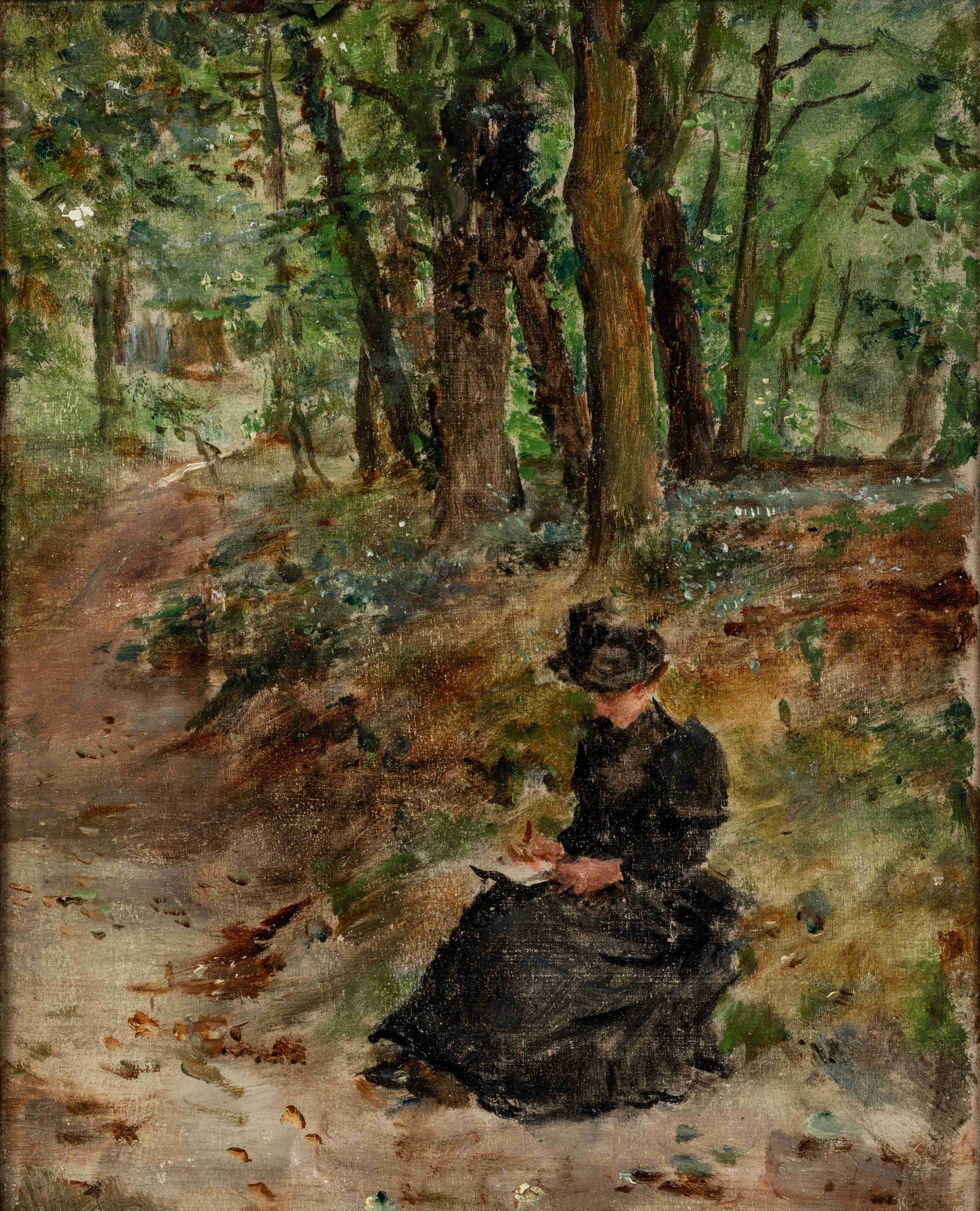 Georges MOREAU DE TOURS (Ivry-sur-Seine, 1848 - Bois-le-Roi, 1901)
Thérèse à...