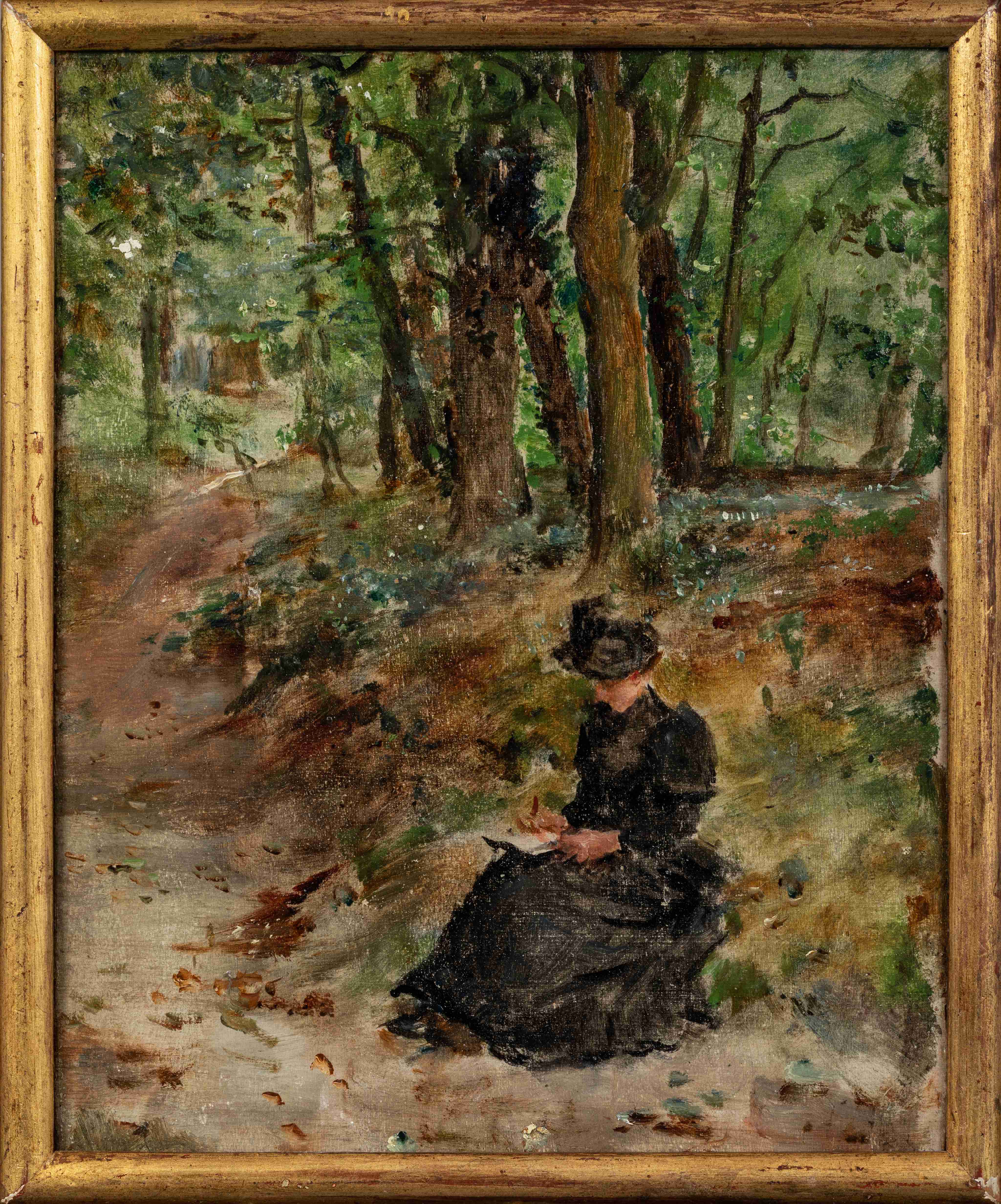 Georges MOREAU DE TOURS (Ivry-sur-Seine, 1848 - Bois-le-Roi, 1901)
Thérèse à...