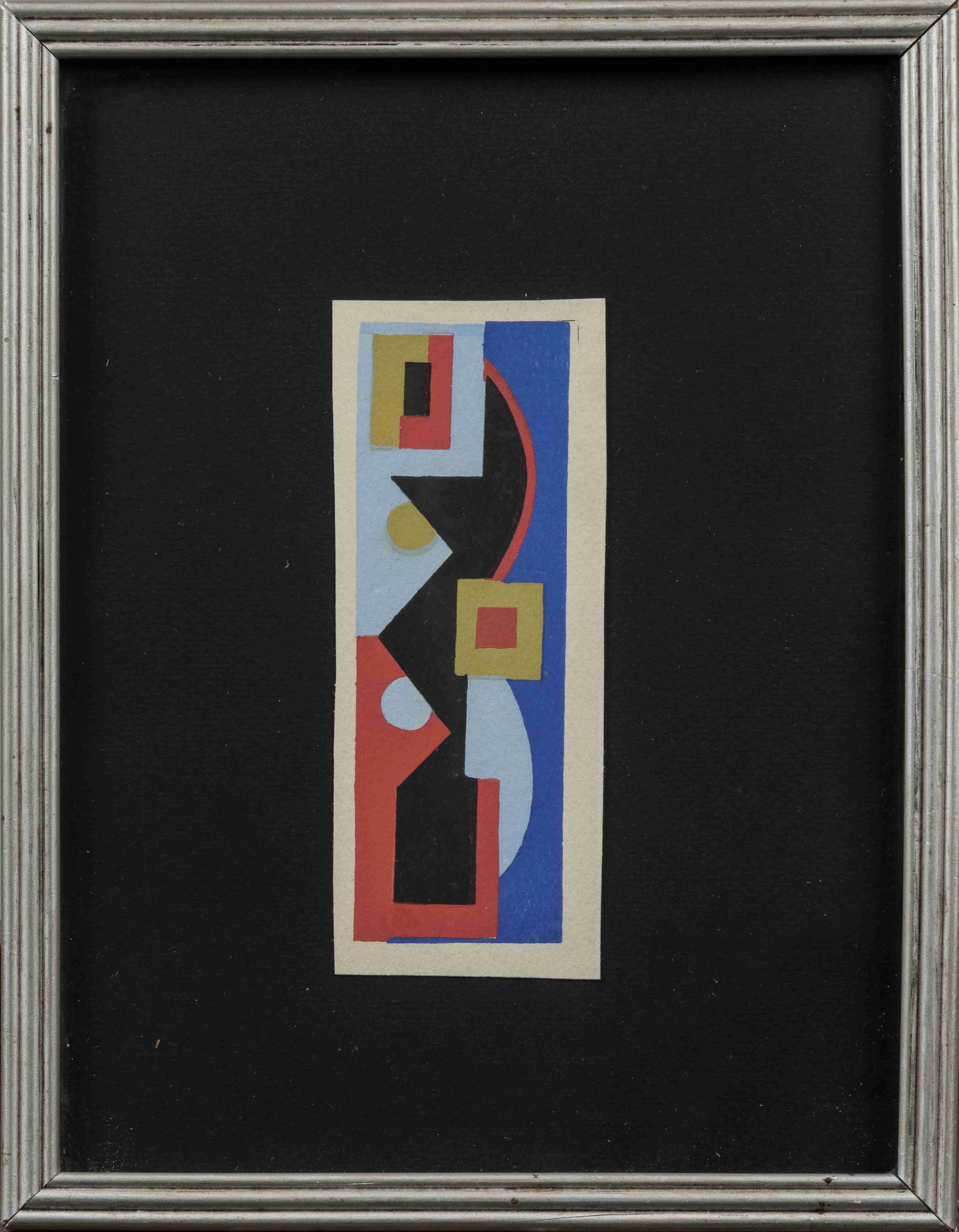 Georges VALMIER (Angoulême, 1885 - Paris, 1937)
Composition géométrique.
Gouache appliquée au...