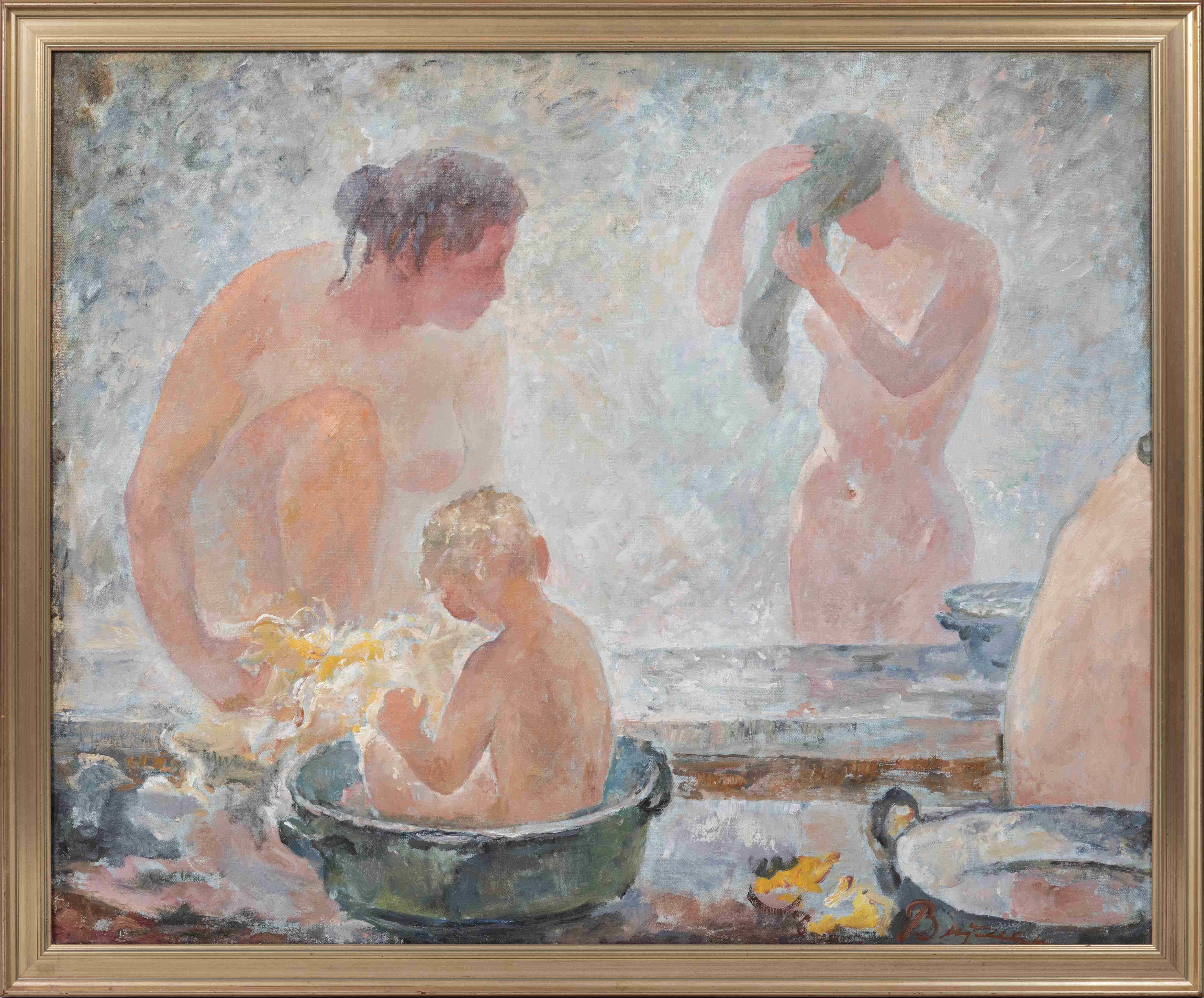 Irina VITMAN (Moscou, 1916 - ? 2012)
"Le bain" (russe)
Huile sur...