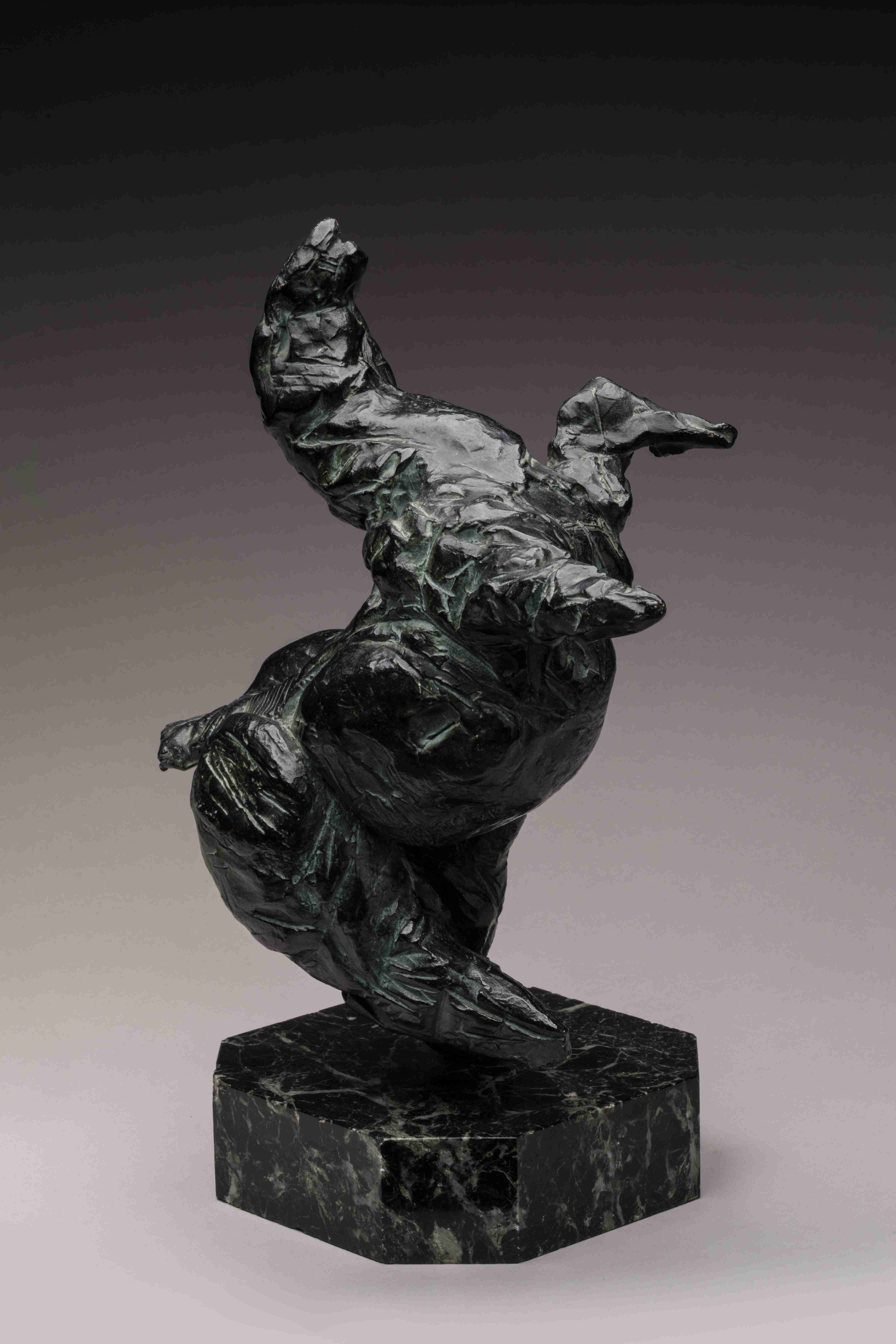 Alessandro MONTALBANO (1962)
"Cheval cabré".
Bronze patiné. Susse Frères fondeurs. Epreuve justifiée...