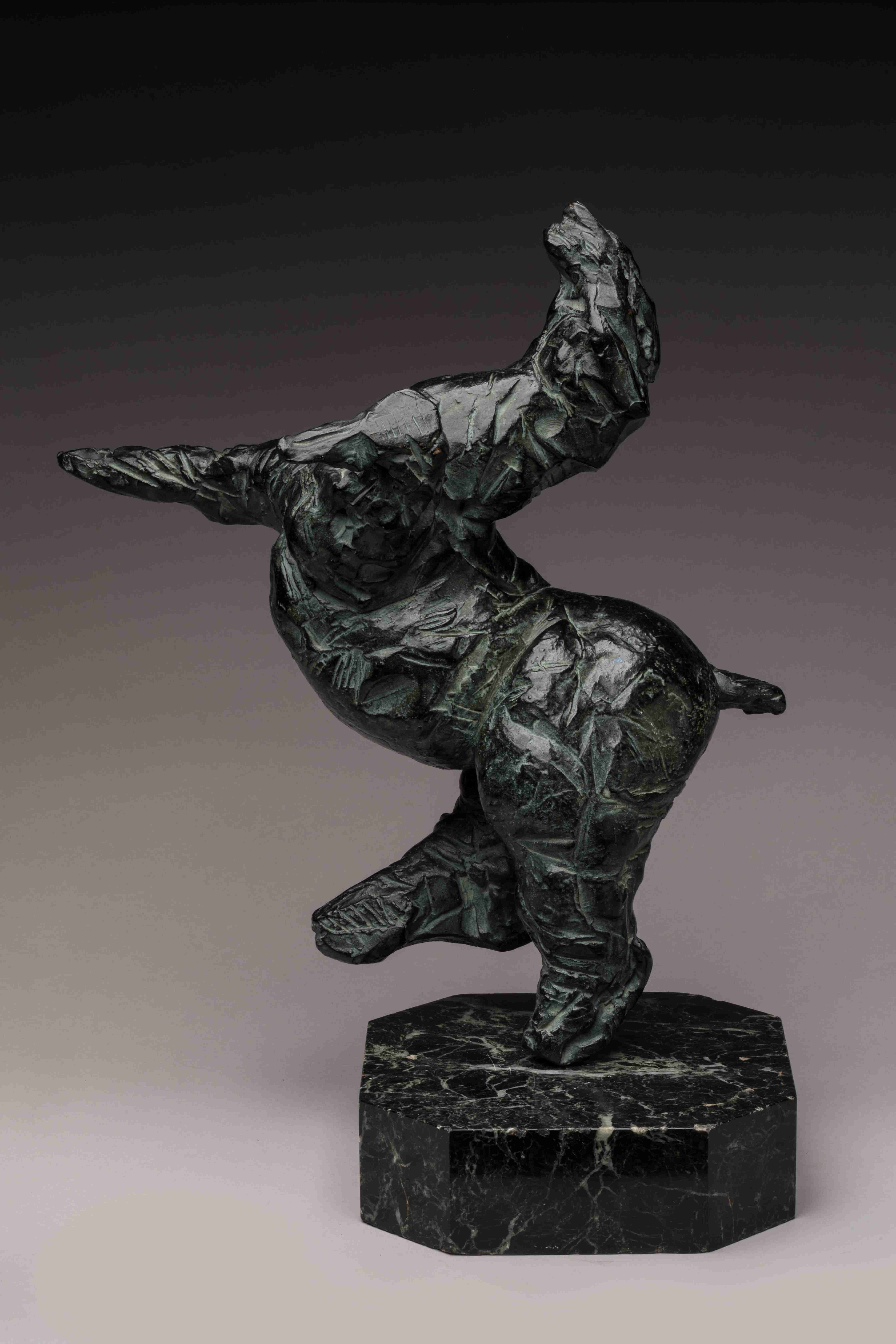 Alessandro MONTALBANO (1962)
"Cheval cabré".
Bronze patiné. Susse Frères fondeurs. Epreuve justifiée...