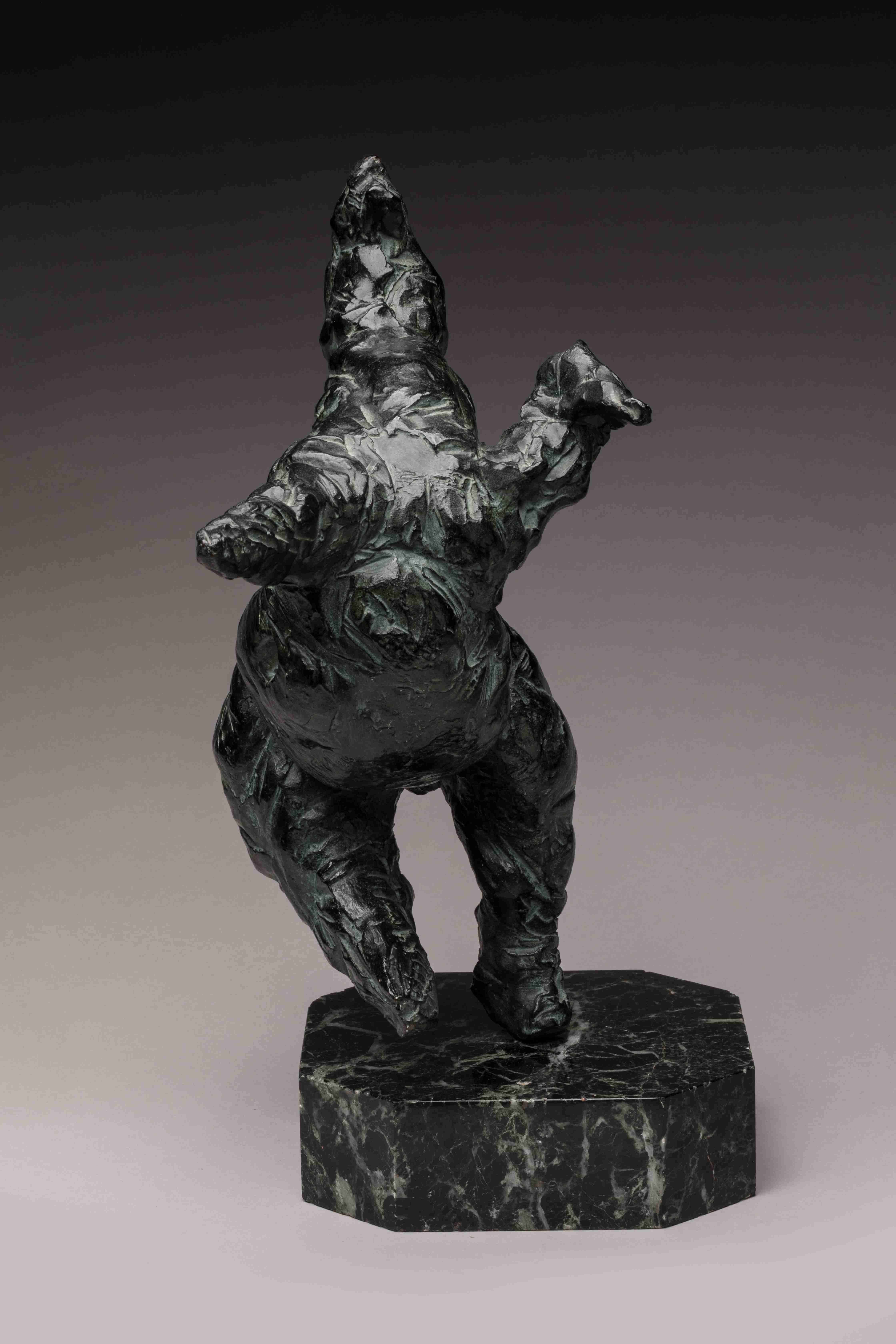 Alessandro MONTALBANO (1962)
"Cheval cabré".
Bronze patiné. Susse Frères fondeurs. Epreuve justifiée...