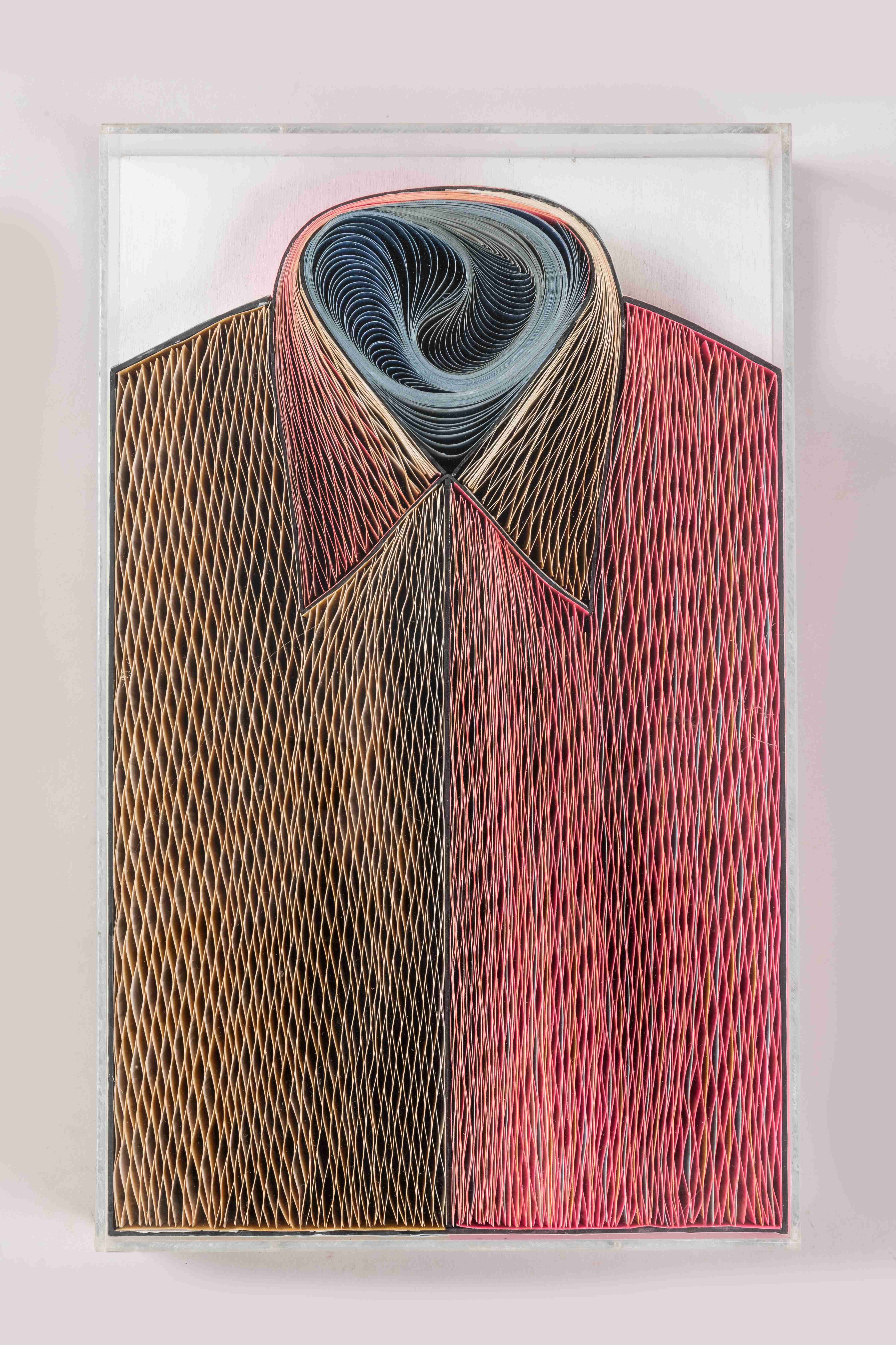 PAVLOS, Pavlos DIONYSSOPOULOS (1930-2019) dit
Chemise, 1983.
Papier découpé et plié signé...