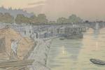 Henri RIVIERE (Paris, 1864 - Sucy-en-Brie, 1951)"Le Pont des Saints-Pères...