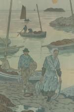 Henri RIVIERE (Paris, 1864 - Sucy-en-Brie, 1951)"Le Crépuscule", 1902. Planche...