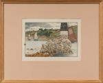 Henri RIVIERE (Paris, 1864 - Sucy-en-Brie, 1951)"La Balise sur le...