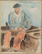 Pierre DE BELAY (Quimper, 1890 - Ostende, 1947)
Marin à la...