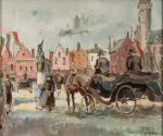 Pierre de BELAY (Quimper, 1890 - Ostende, 1947)Bruges, la Grand...