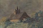 Jean-Charles MILLET (Paris, 1892 - Dachau, 1944)Chapelle surplombant la mer...