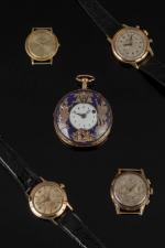 JAEGER-LECOULTRE. MONTRE de bracelet homme, boîte toute or, fond or,...