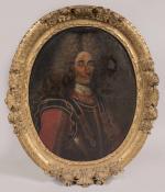 Ecole FRANCAISE vers 1700.
Portrait présumé de Jean Soret de Boisbrunet,...