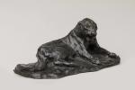 Roger GODCHAUX (Vendôme, 1878 - Paris, 1958)"Petite panthère furieuse"Bronze à...