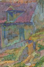 René CHAMBON (1888-?)
Maison et jardin fauves, 1917.
Huile sur toile, signée...