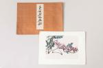 Qi Baishi (1864-1957) :Dix estampes, fleurs et fruits. 1953.Hauteur :...