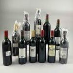 11 bouteilles PESSAC LEOGNAN Divers dont : Château BOUSCAUT 1995,...