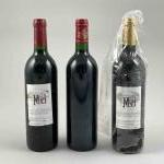 3 bouteilles LALANDE de POMEROL Divers : 1 CLOS DES...