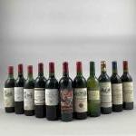 11 bouteilles BORDEAUX Divers dont : Château LAMOTHE CISSAC -...