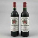 2 bouteilles Château LA CABANNE - Pomerol - 1993. Etiquettes...