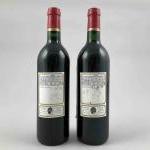 2 bouteilles Château LA CABANNE - Pomerol - 1993. Etiquettes...