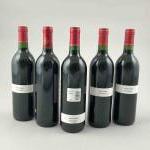 5 bouteilles Château MAILLET - Pomerol Millesimes 1993 et 1997....