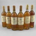 6 bouteilles CLOS L'ABEILLEY - Sauternes 1990 et 1993. ...