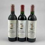 3 bouteilles Château D'ARMAILHAC - 5ème Gcc Pauillac 1992 et...