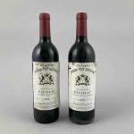 2 bouteilles Château GRAND PUY DUCASSE - 5ème Gcc Pauillac...