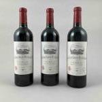 3 bouteilles Château GRAND PUY LACOSTE - 5ème Gcc Pauillac...